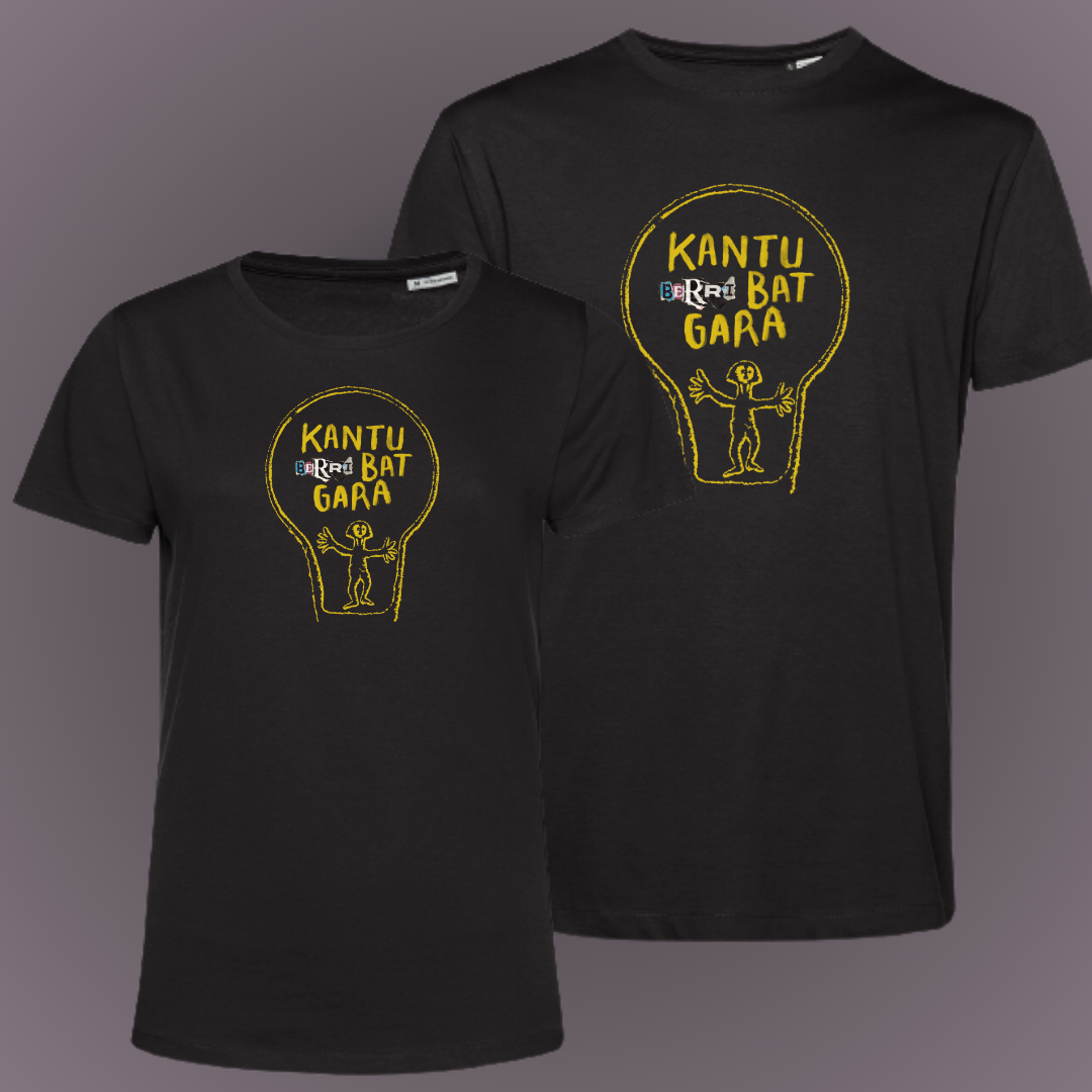 Kamiseta organikoa - Kantu BERRI bat gara 6 Kamiseta organikoa - Kantu BERRI bat gara - Irudia 4